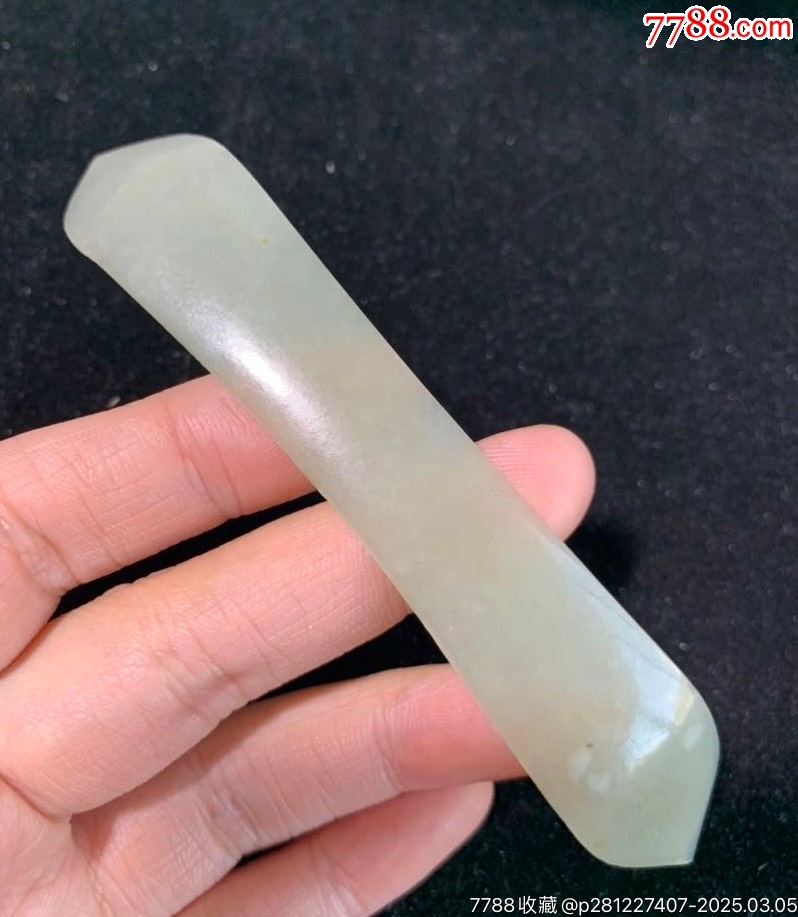 瑩潤(rùn)清代和田玉雙尖發(fā)簪_價(jià)格736元_第4張_