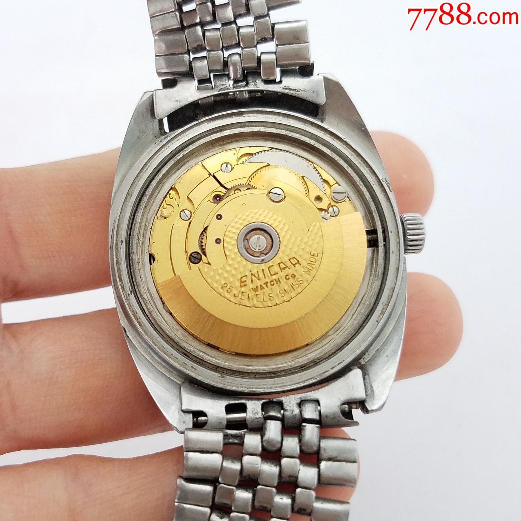 瑞士英纳格自动机械男表【2167金机芯】【能走时，日历好使】_价格165元_第6张_