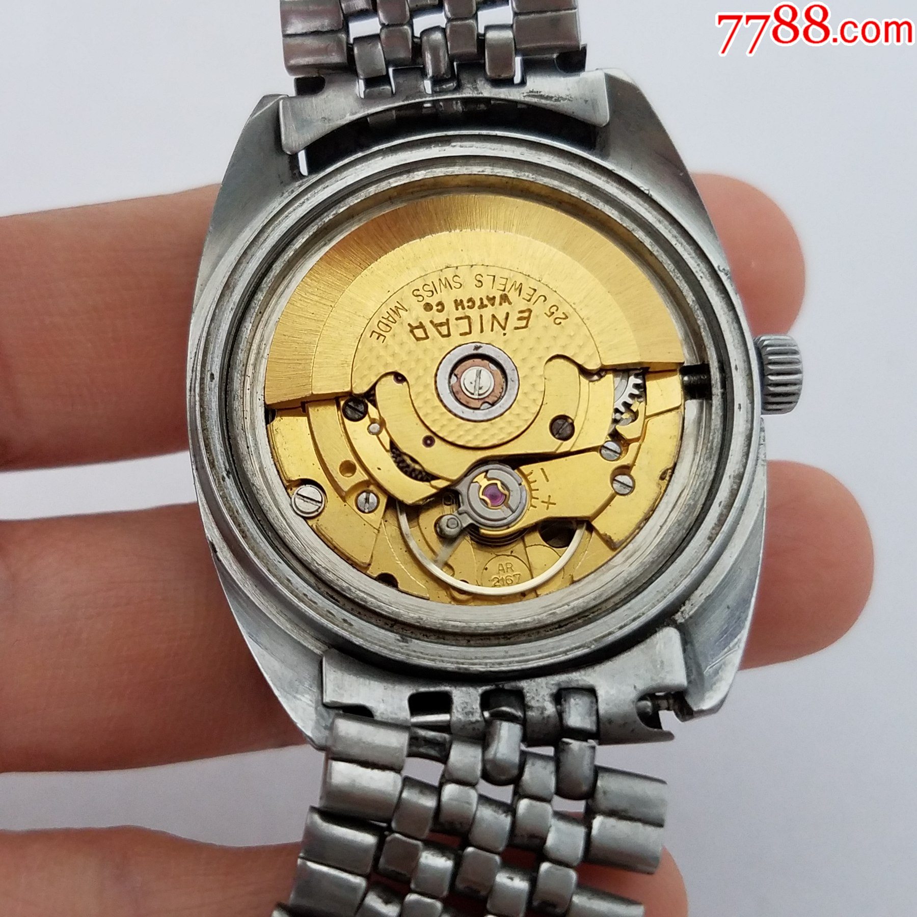 瑞士英纳格自动机械男表【2167金机芯】【能走时，日历好使】_价格165元_第7张_