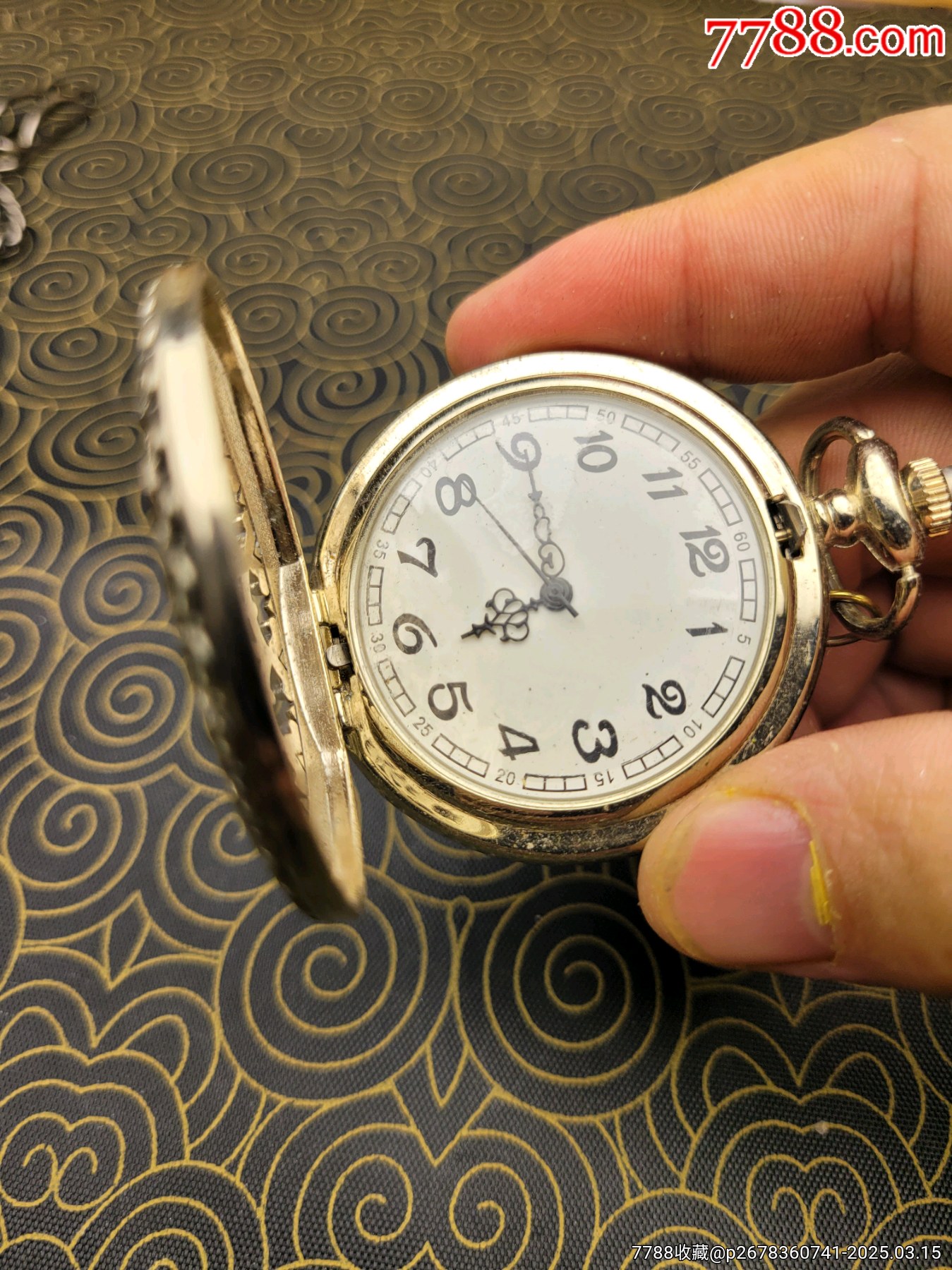 日本鏤空浮雕精美翻蓋懷表_價(jià)格20元【日本精選優(yōu)品】_第2張_