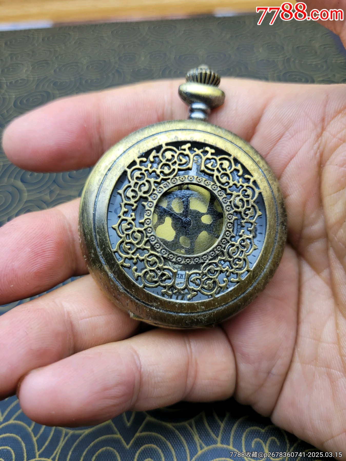 日本鏤空浮雕精美翻蓋懷表_價(jià)格20元【日本精選優(yōu)品】_第3張_