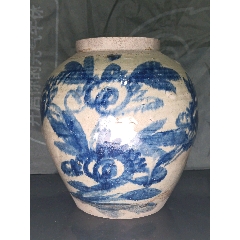 清代青花花卉紋罐(zc40664771)_7788收藏__收藏?zé)峋€