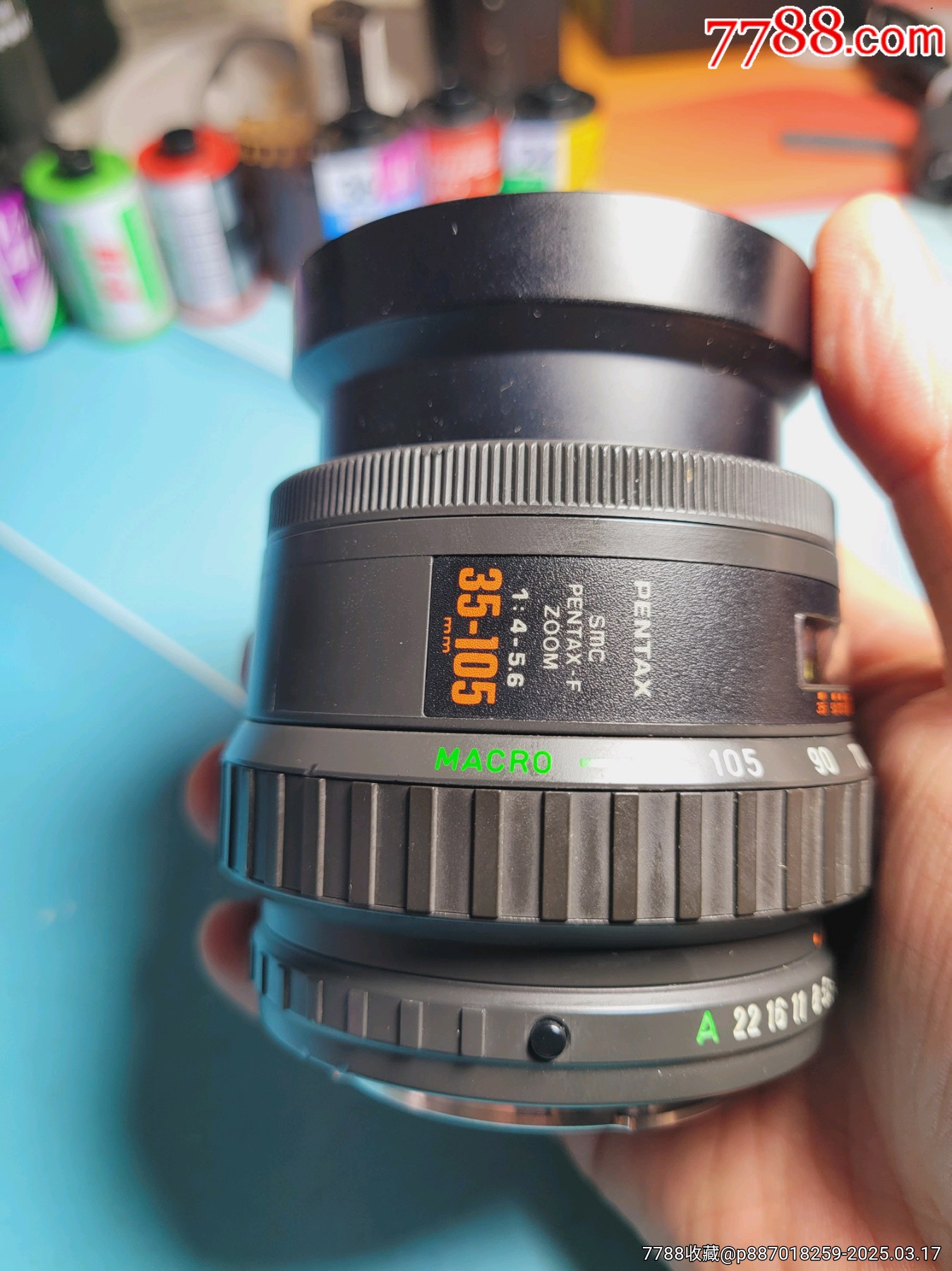 宾得35-105mm红字标准镜头pk口-价格:60元-au40682478-其他相机及配件 -加价-7788收藏__收藏热线