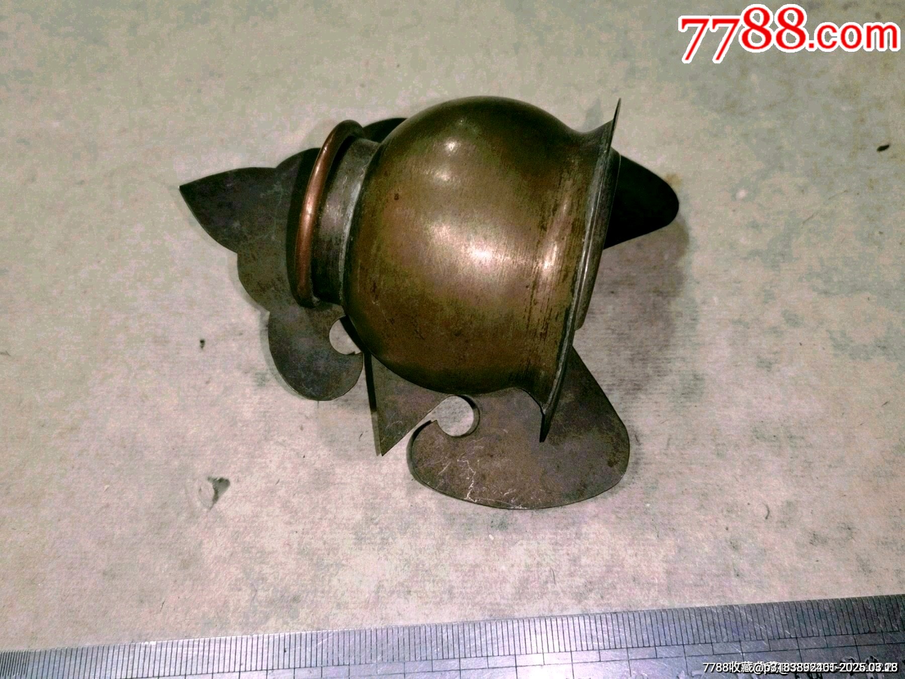 清代銅鳥食罐（造型漂亮，包槳老到）_價格349元_第3張_