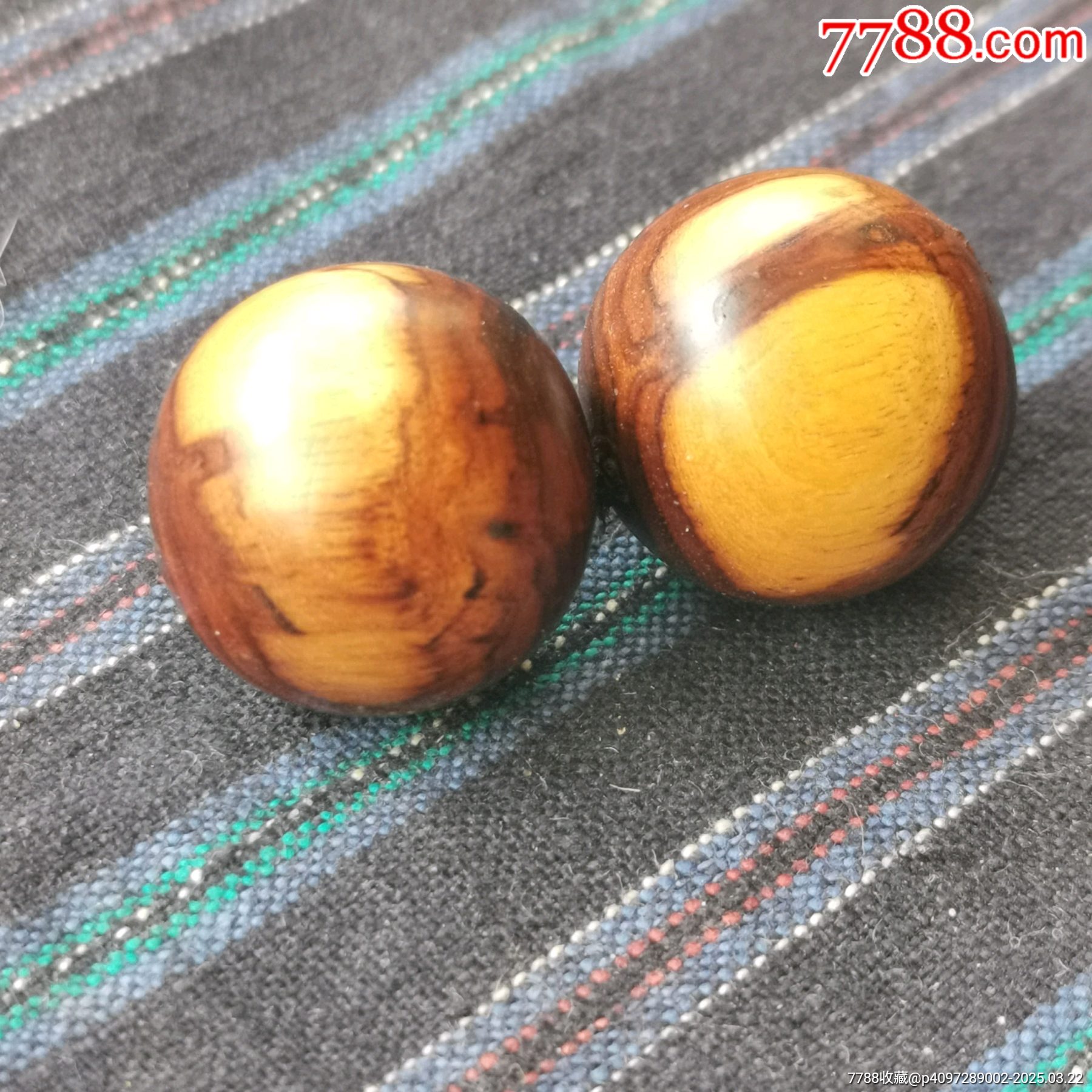 海南黃花梨珠子一對_價(jià)格38元【嘉禾古玩】_第6張_