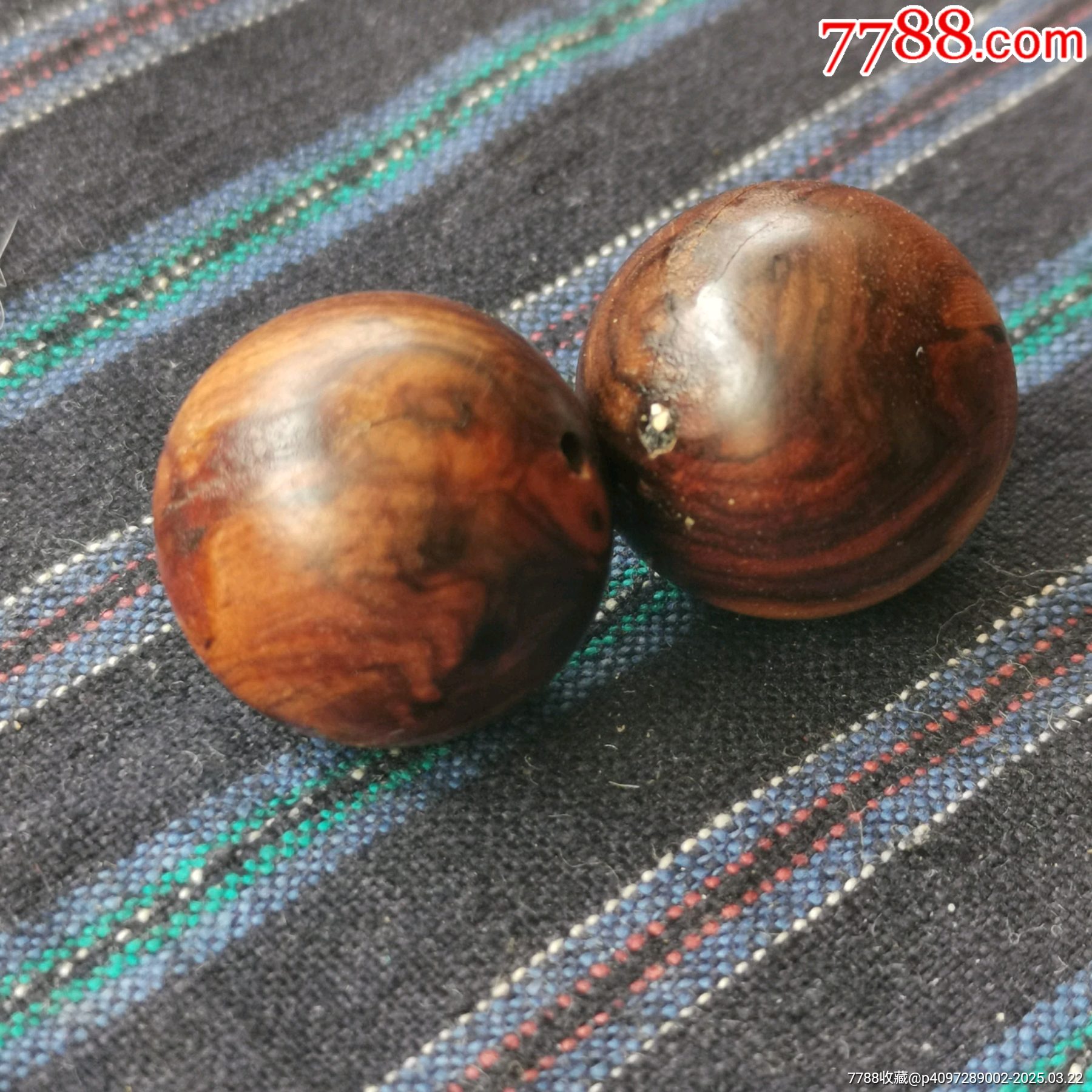 海南黃花梨珠子一對_價(jià)格38元【嘉禾古玩】_第8張_