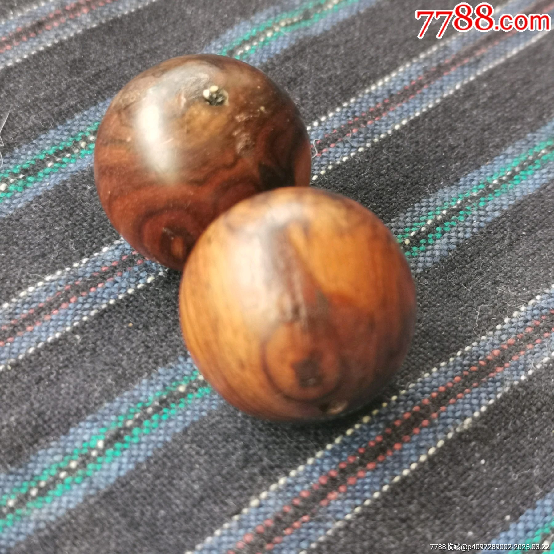 海南黃花梨珠子一對_價(jià)格38元【嘉禾古玩】_第9張_