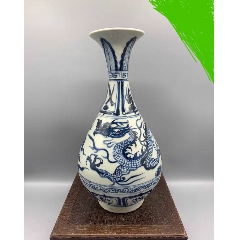 元明龍紋青花玉壺春瓶
