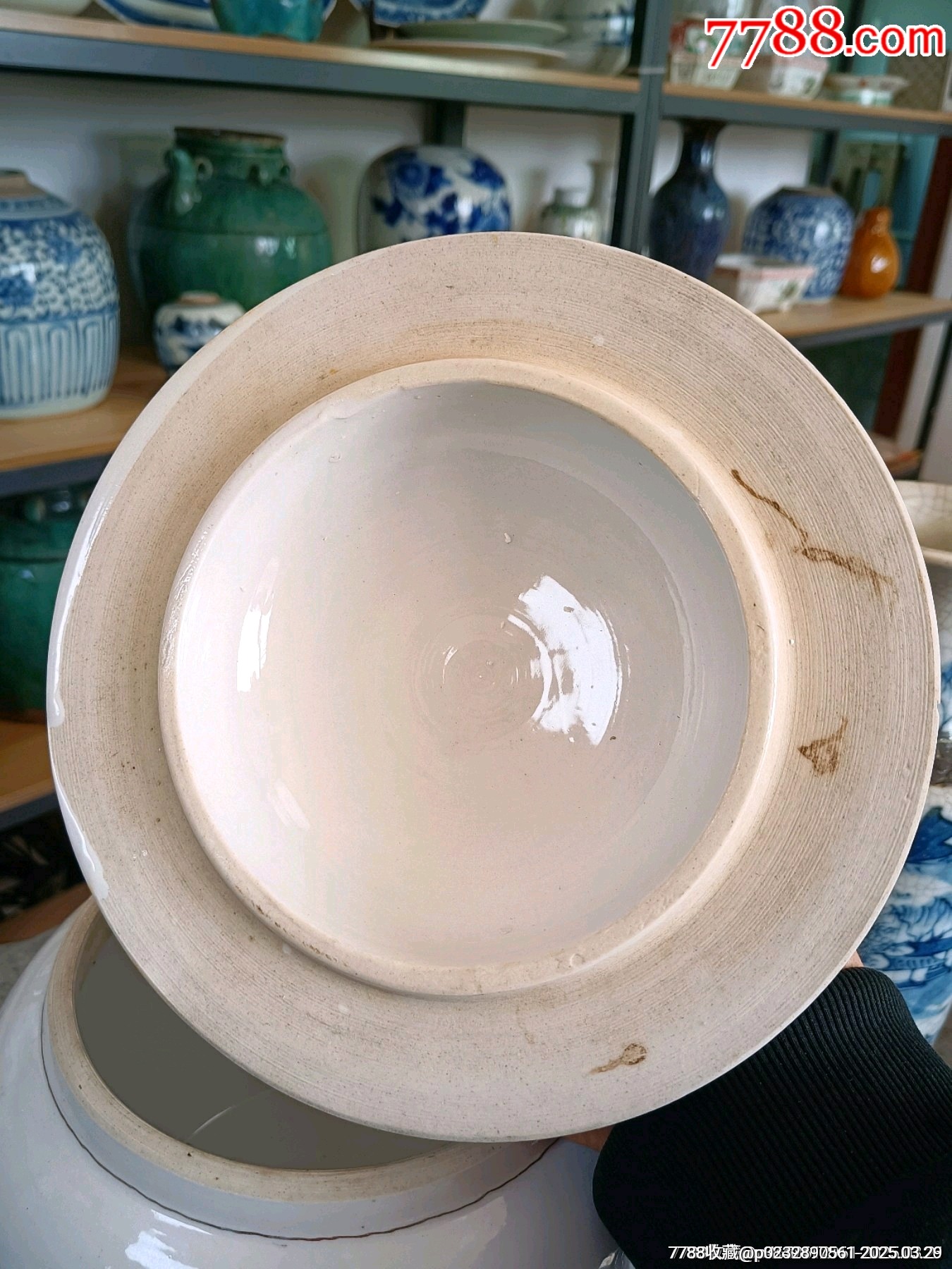 （全品）建國初期567刷花粉彩花鳥四系粥罐尺寸：直徑約20cm通高約20cm_價格28元_第6張_