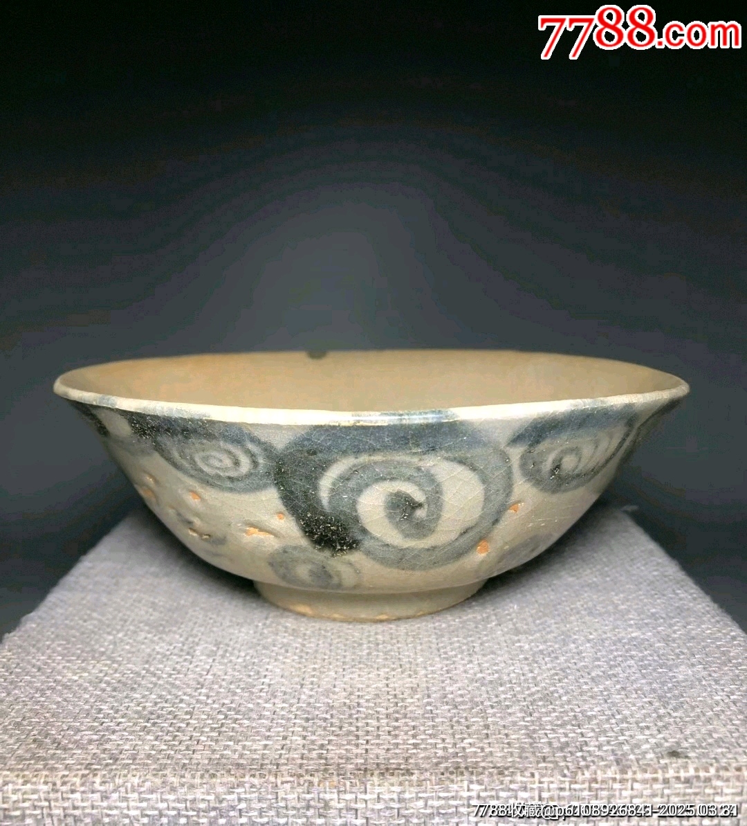 （全品）明代早期洪武青花碗，重拍鴿友勿擾，_價格249元_第1張_