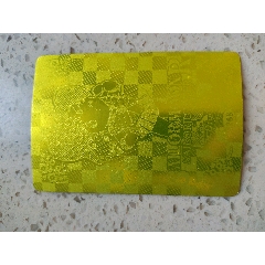 美少女戰(zhàn)士金色閃卡一張