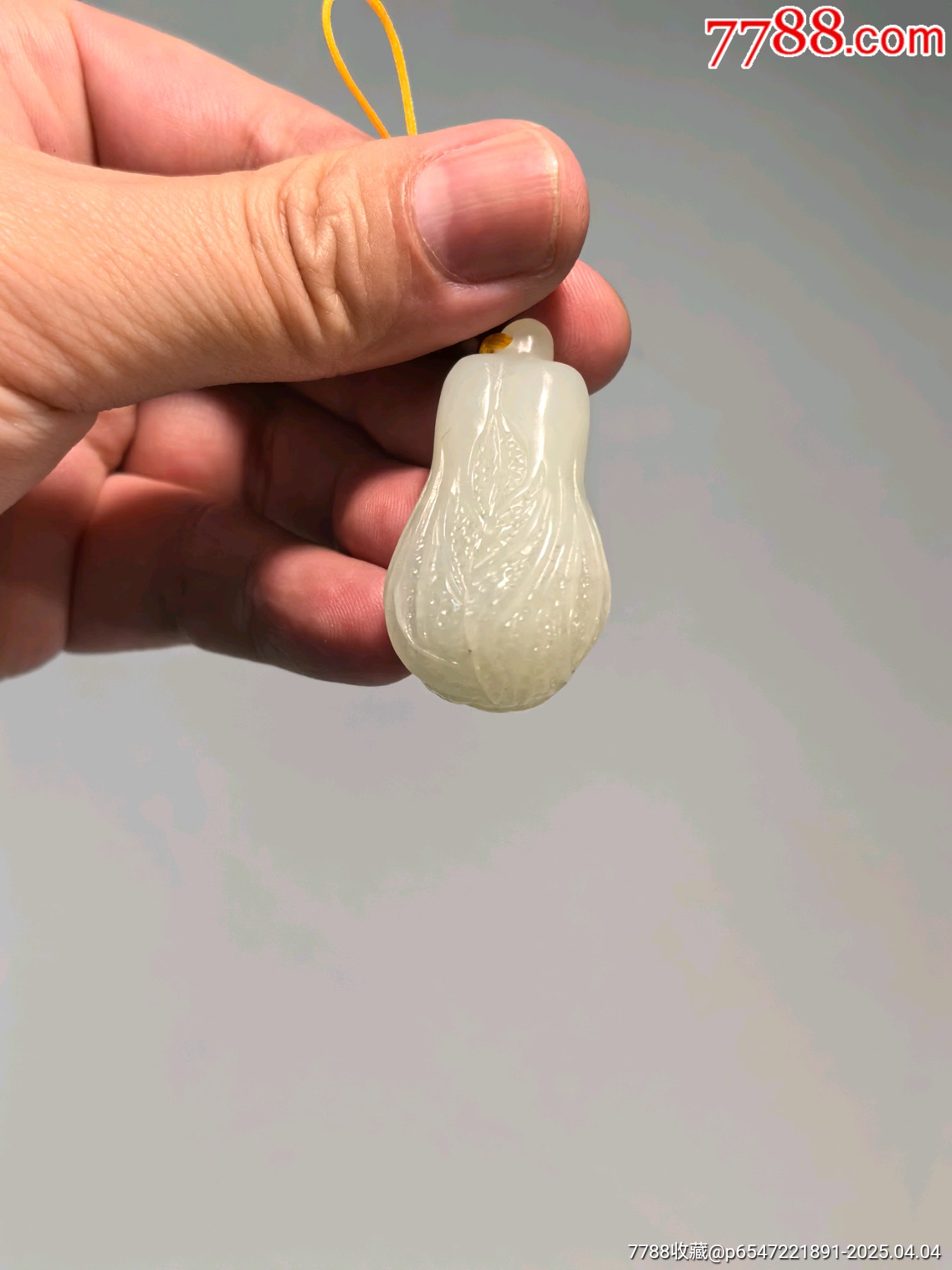 和田玉籽料白菜，如意百財_價格281元【蘭馨堂古玩收藏藝術】_第1張_