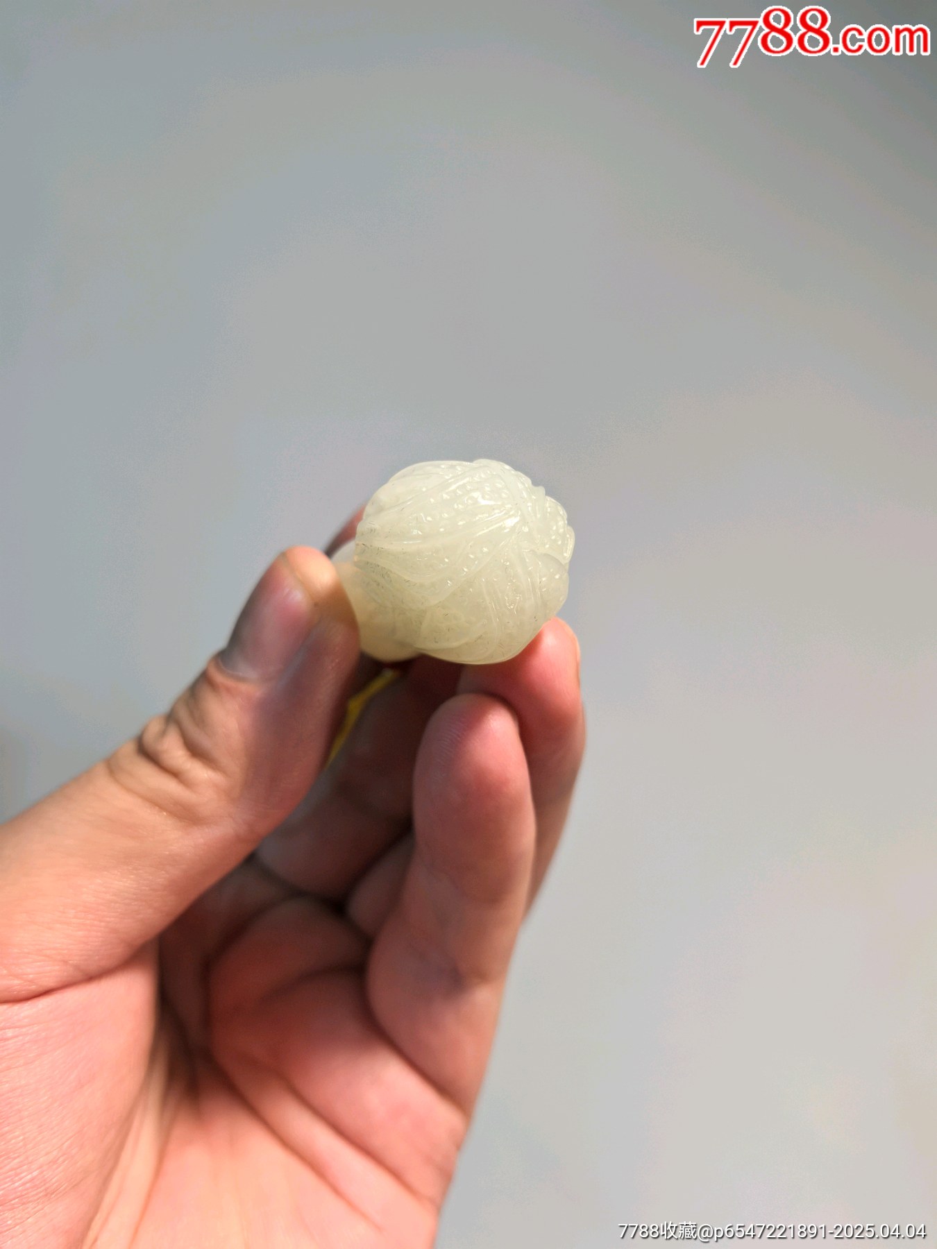 和田玉籽料白菜，如意百財_價格281元【蘭馨堂古玩收藏藝術】_第5張_