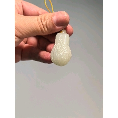 和田玉籽料白菜，如意百財(cái)(zc40875103)_蘭馨堂古玩收藏藝術(shù)
