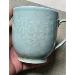 青瓷梅花杯六十年代（沒有蓋子，杯身沒有磕碰）