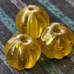 琉璃瓜棱燈籠珠子_