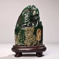 珍品旧藏田黄石印章镂空雕【神兽螭龙】老闲章硬料枇杷黄随形雕刻 珍品旧藏田黄石印章镂空雕【神兽螭龙】老闲章硬料枇杷黄随形雕刻