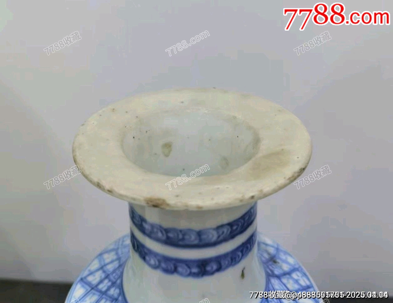 晚清民國青花八寶瓷瓶_價(jià)格381元【蘭馨堂古玩收藏藝術(shù)】_第7張_