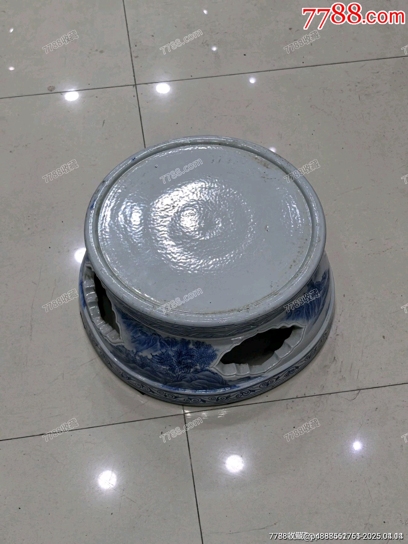 民國(guó)至創(chuàng)匯大尺寸青花花瓶座擺件_價(jià)格361元【蘭馨堂古玩收藏藝術(shù)】_第2張_