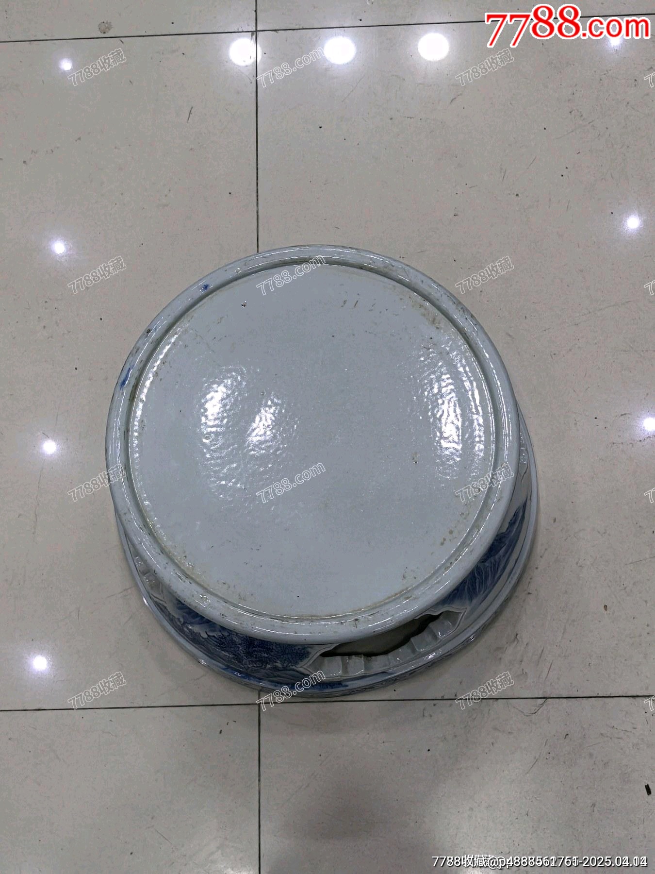 民國(guó)至創(chuàng)匯大尺寸青花花瓶座擺件_價(jià)格361元【蘭馨堂古玩收藏藝術(shù)】_第4張_