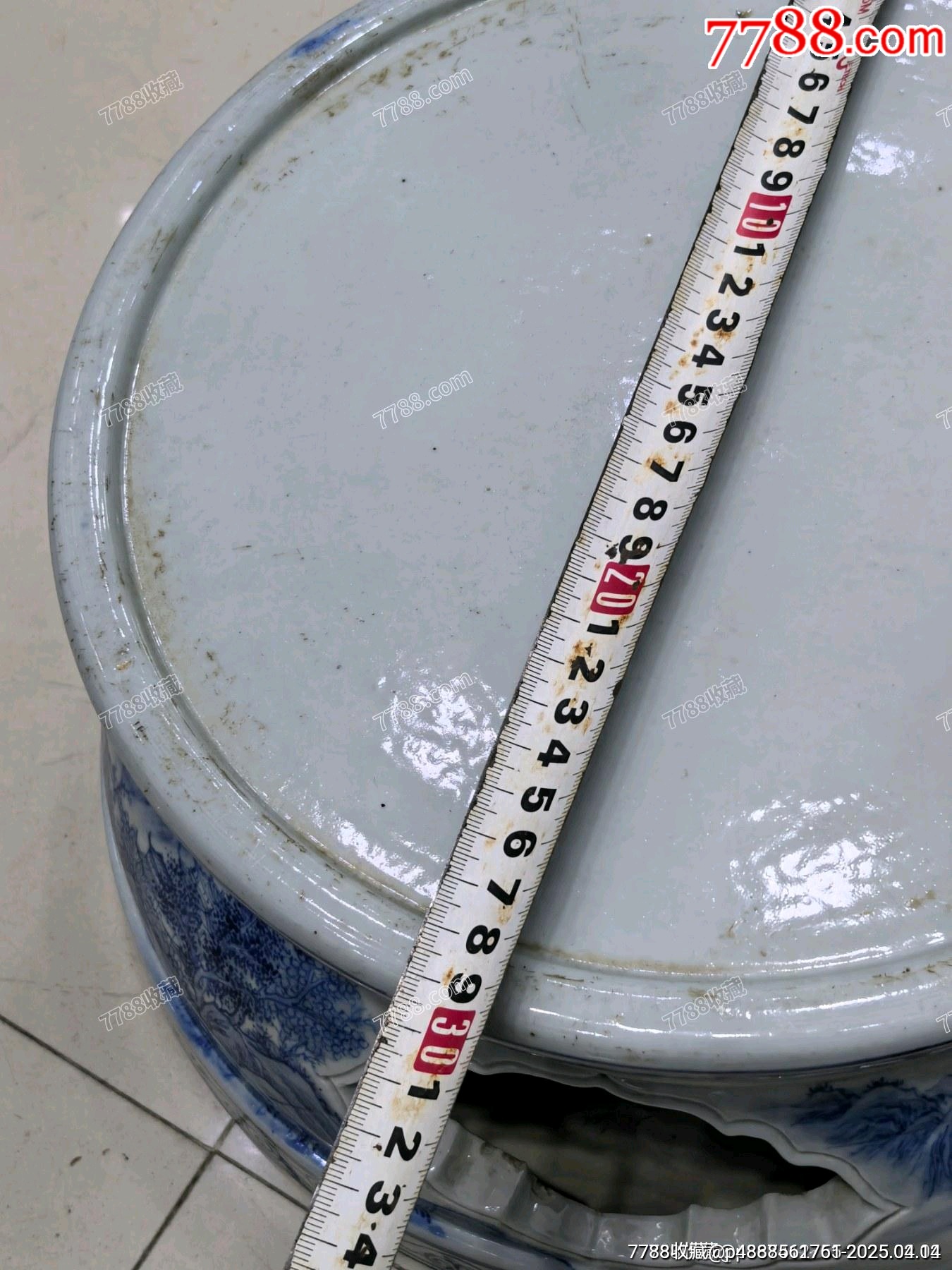 民國(guó)至創(chuàng)匯大尺寸青花花瓶座擺件_價(jià)格361元【蘭馨堂古玩收藏藝術(shù)】_第10張_