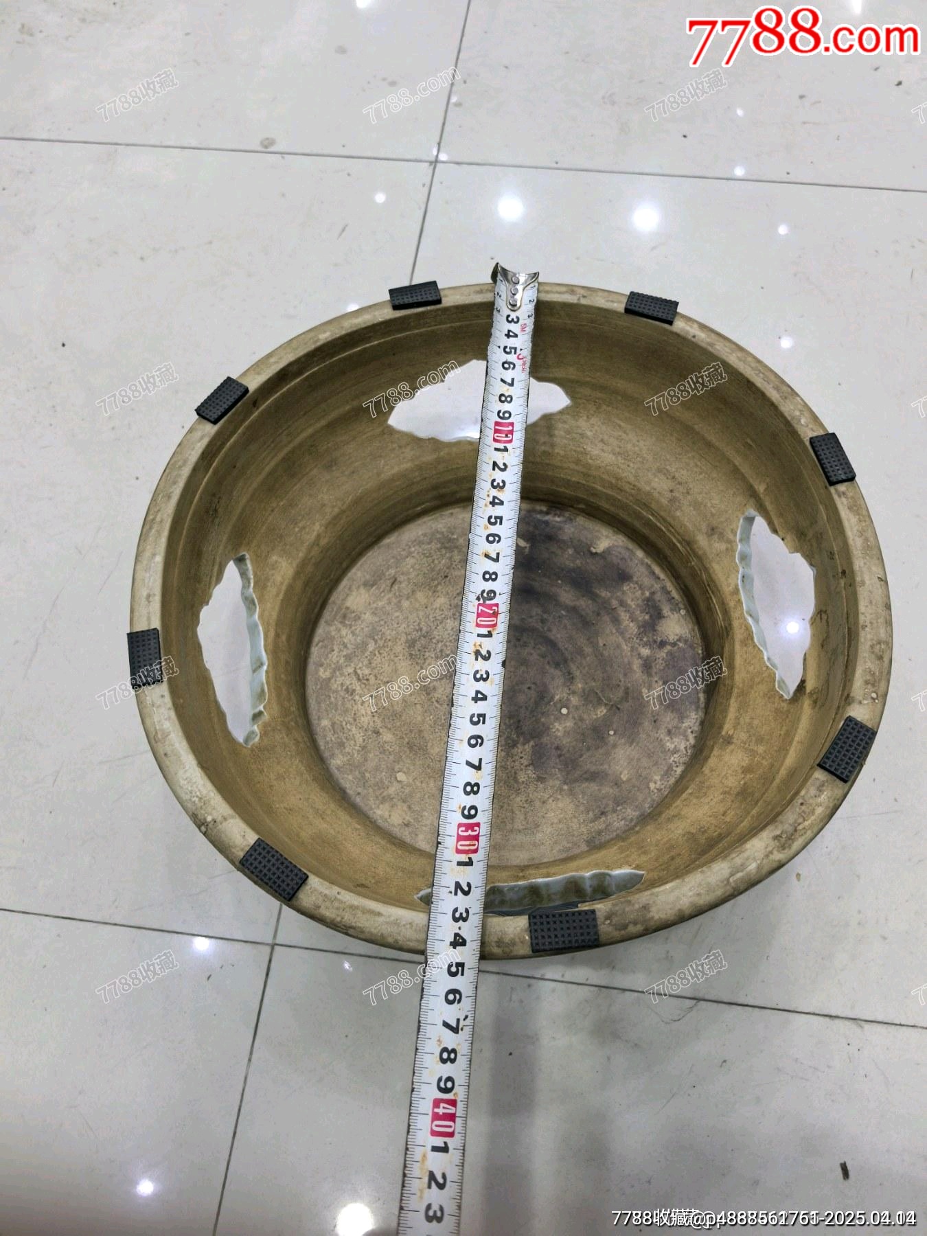 民國(guó)至創(chuàng)匯大尺寸青花花瓶座擺件_價(jià)格361元【蘭馨堂古玩收藏藝術(shù)】_第12張_