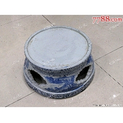 民國(guó)至創(chuàng)匯大尺寸青花花瓶座擺件(zc40985190)_蘭馨堂古玩收藏藝術(shù)