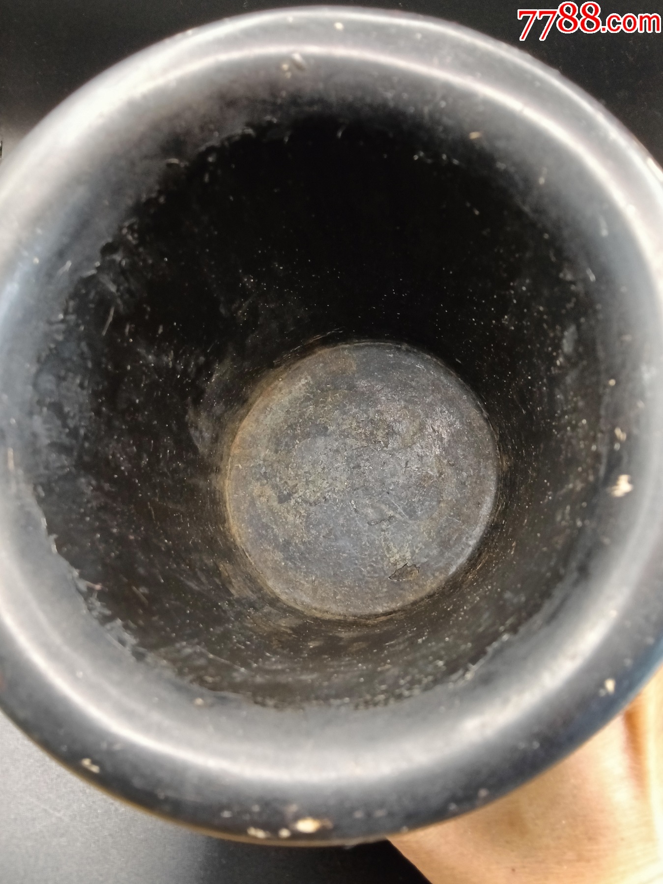 描金人物紫檀筆筒_價格250元_第14張_