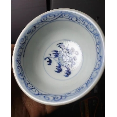 元.青花龍紋高腳杯