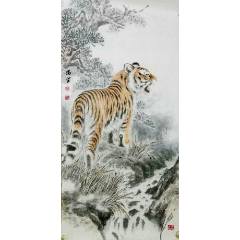 當(dāng)代畫(huà)虎名家戴老師作品