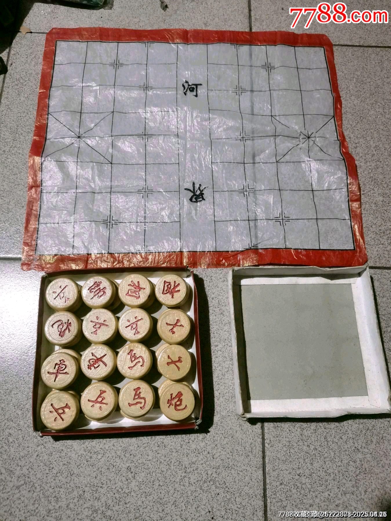 象棋一副全,好品,防裂增白-价格:10元-au41009221-象棋 -加价-7788收藏__收藏热线