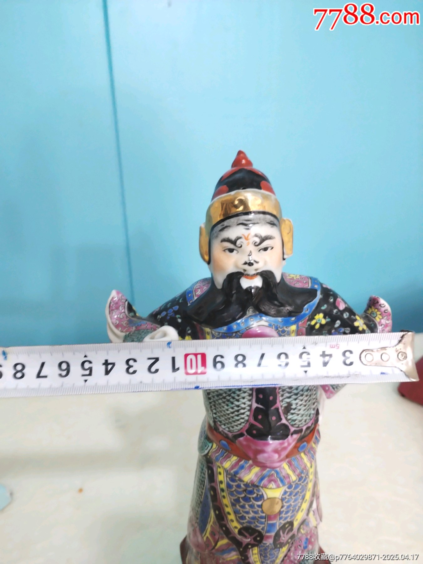 粉彩周倉瓷塑_價格3999元_第3張_