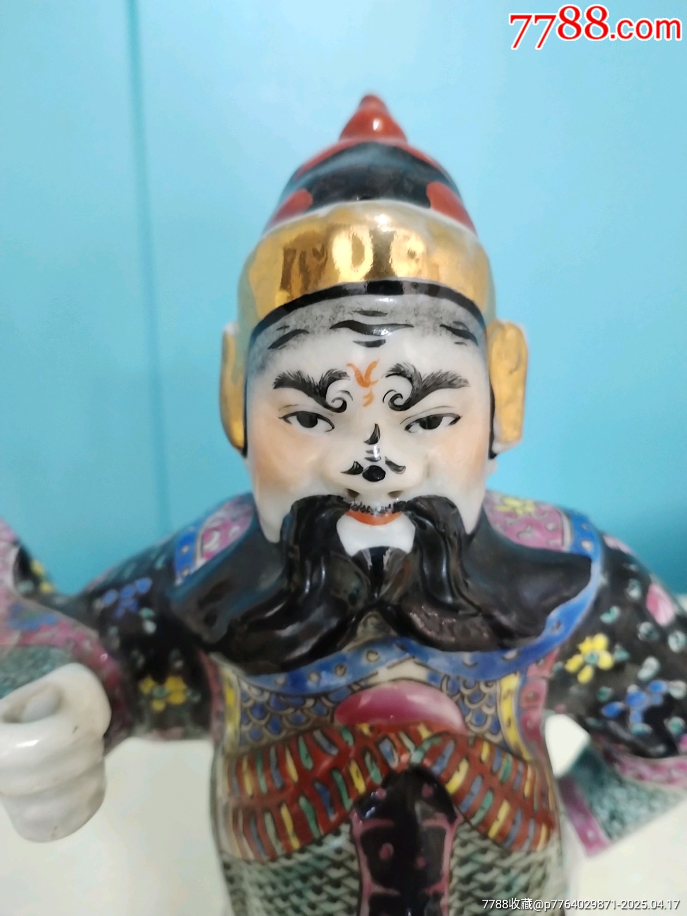 粉彩周倉瓷塑_價格3999元_第5張_