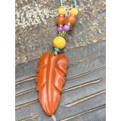 純天然南紅滿肉金枝玉葉掛件(au41015682)_7788商城__七七八八商品交易平臺(tái)(7788.com)