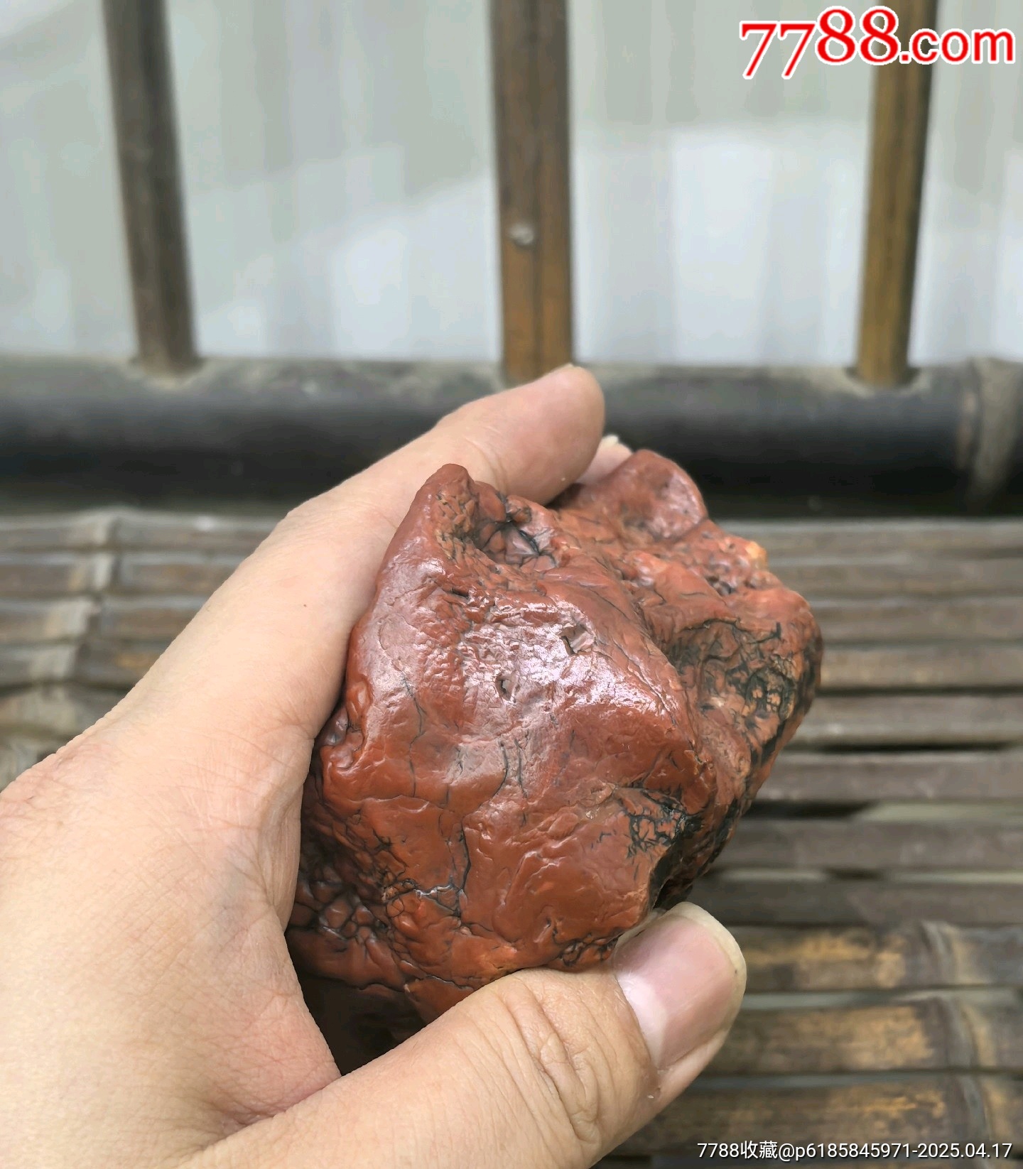 老阿拉善奇石紅碧玉_價(jià)格79元【蘭馨堂古玩收藏藝術(shù)】_第4張_