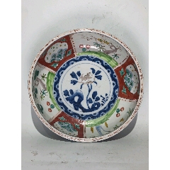 晚清五彩松竹梅圖大碗(zc41025977)