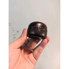 民國(guó)老紫檀印泥圓盒(zc41031578)_蘭馨堂古玩收藏藝術(shù)