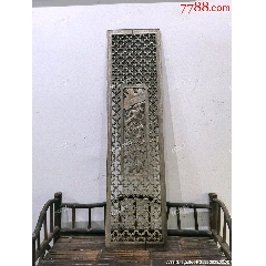 清代木雕花鳥板掛件擺件裝飾品_