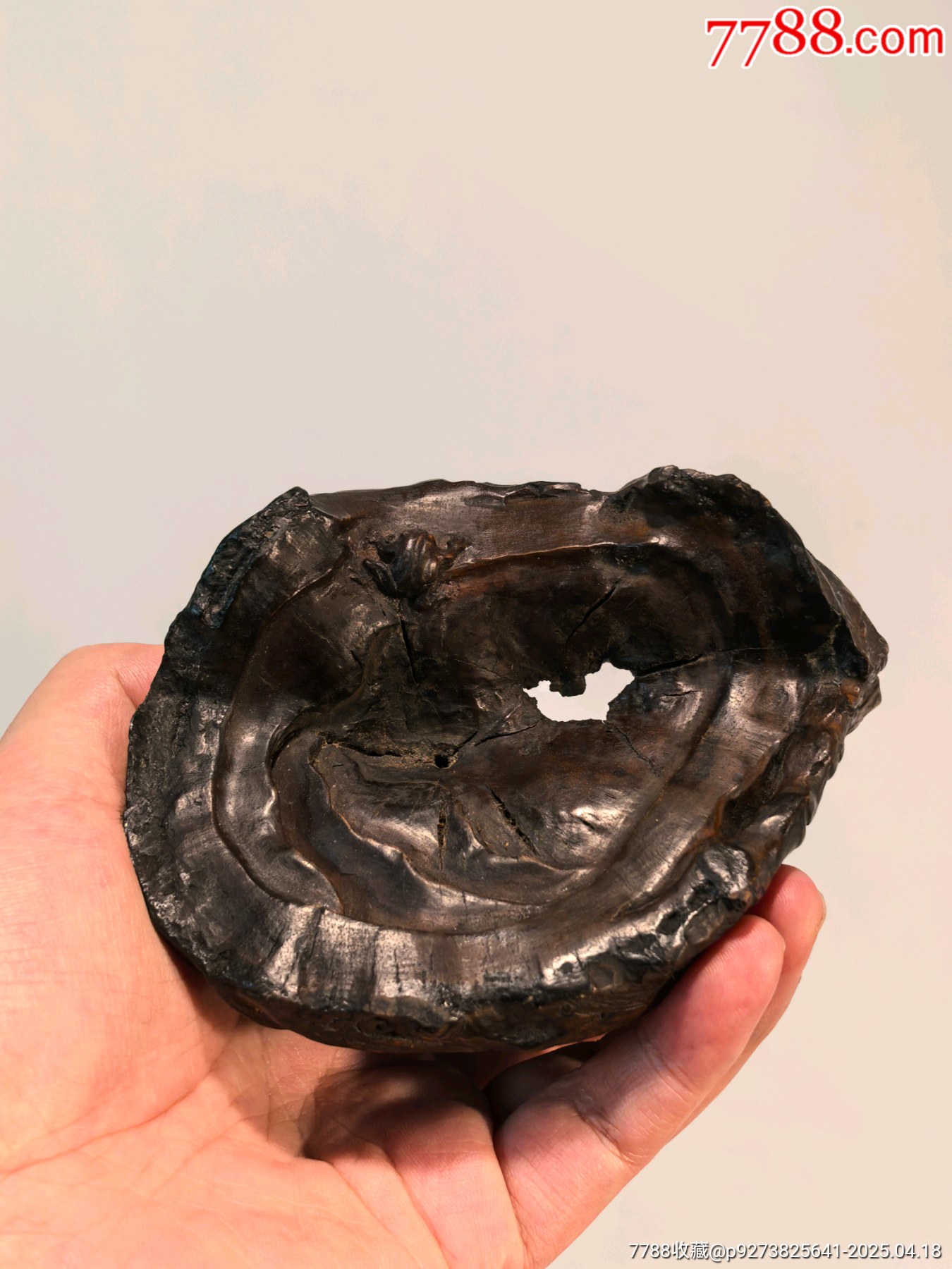 清代老沉香木雕仿竹節(jié)擺件_價(jià)格3506元【蘭馨堂古玩收藏藝術(shù)】_第8張_