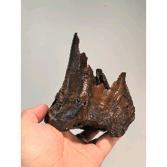 清代老沉香木雕仿竹節(jié)擺件(zc41031677)_蘭馨堂古玩收藏藝術(shù)