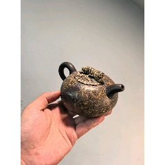 攪泥螭虎紐紫砂壺(zc41031687)_蘭馨堂古玩收藏藝術(shù)