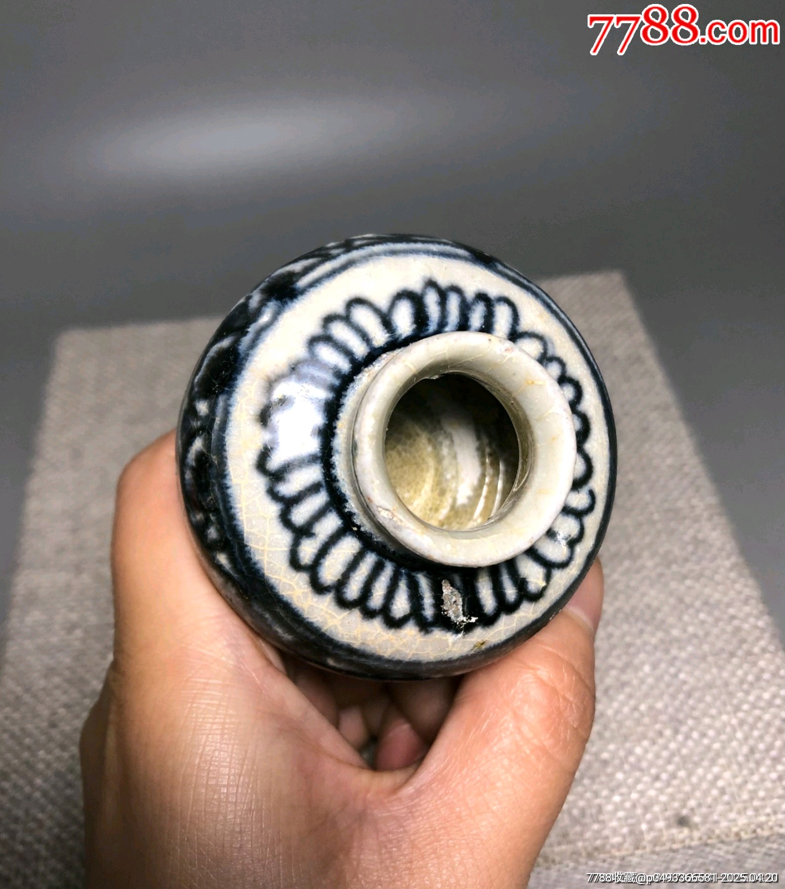 （全品）明早期青花水盂文房器路份高_價格496元_第2張_