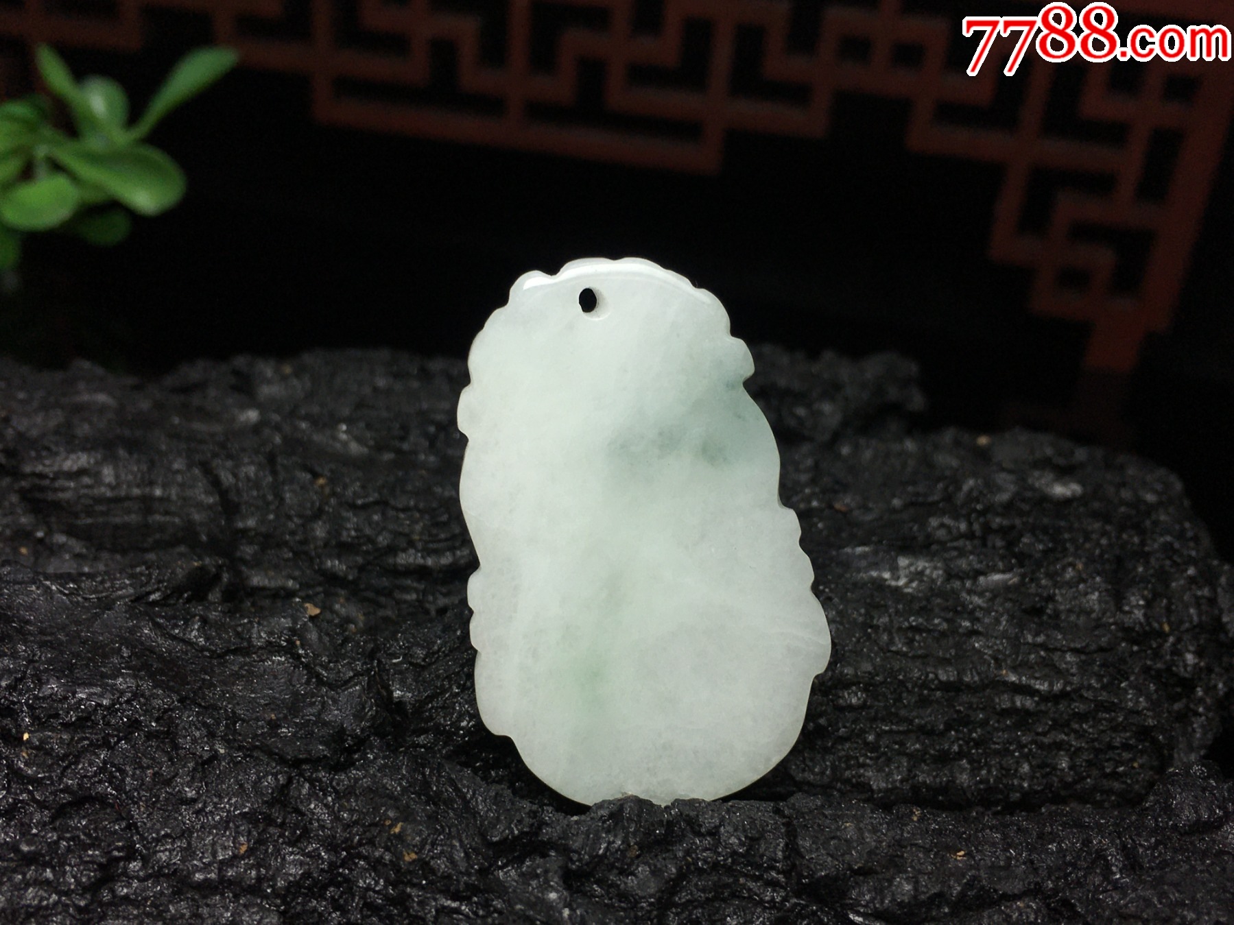 XA04天然翡翠A貨生肖兔吊墜_價格1元_第9張_