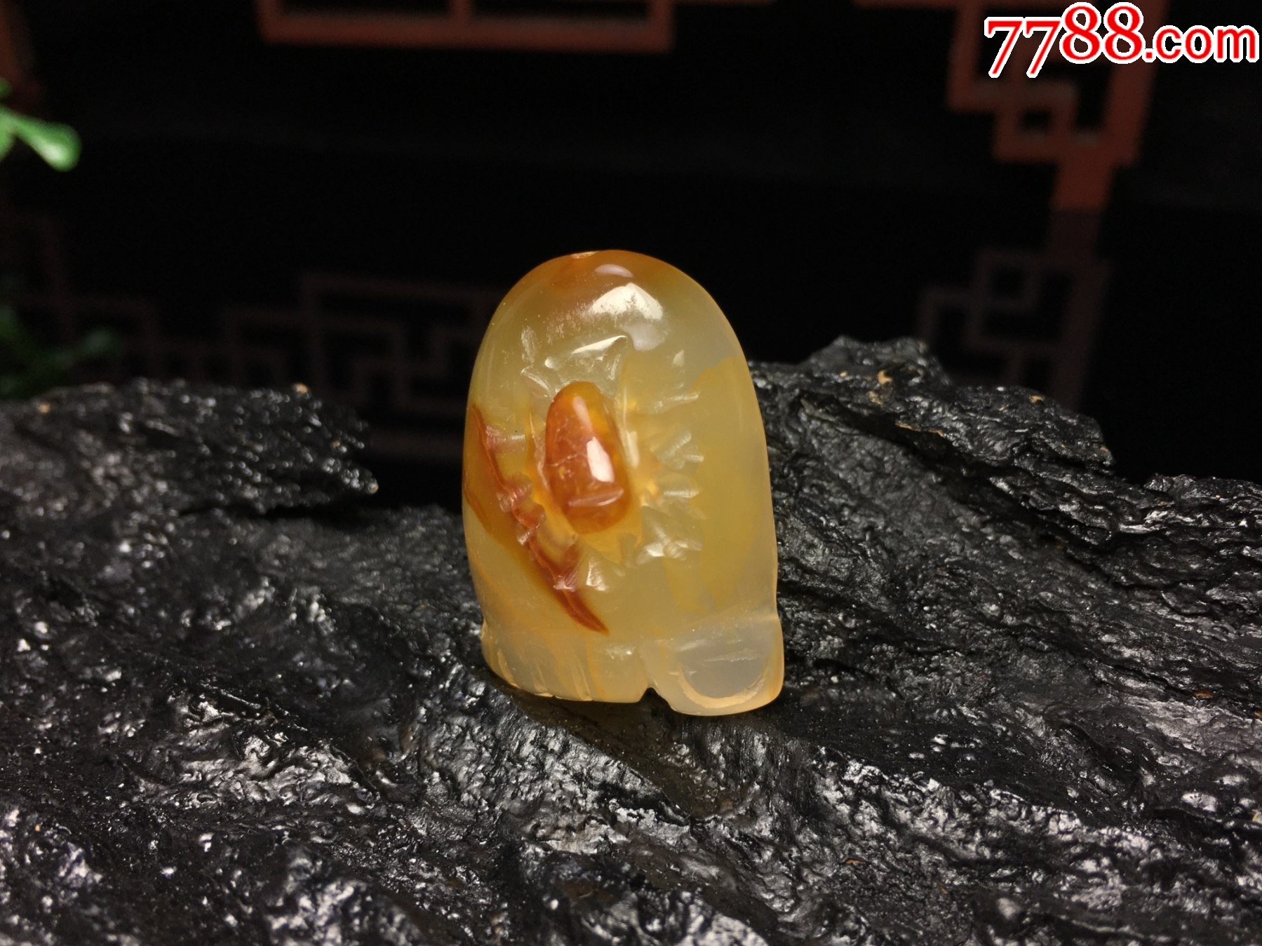 XA08俏色瑪瑙知足常樂腳丫吊墜_價格1元_第2張_