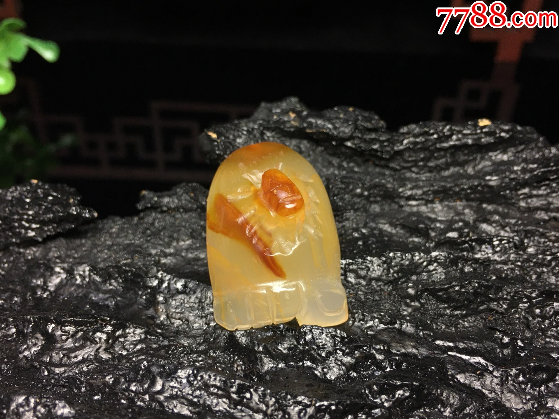 XA08俏色瑪瑙知足常樂腳丫吊墜_價格1元_第3張_