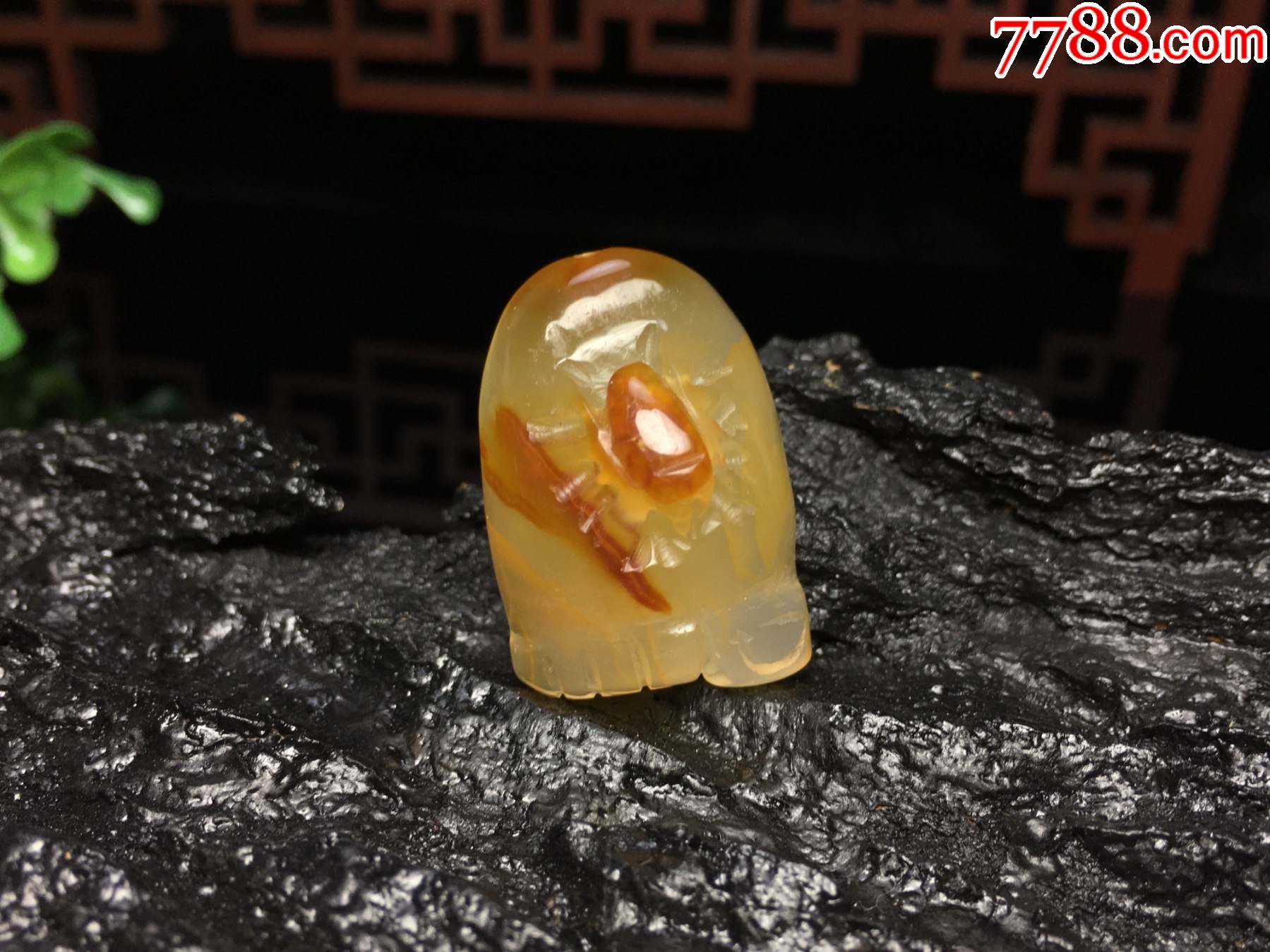 XA08俏色瑪瑙知足常樂腳丫吊墜_價格1元_第4張_