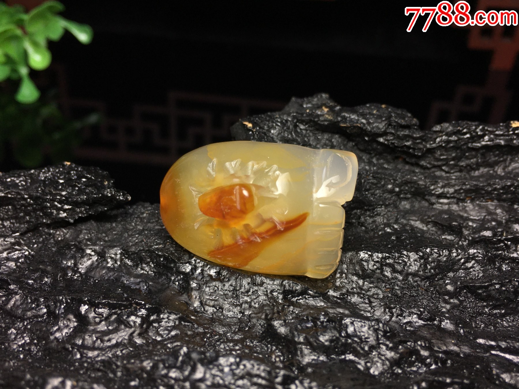 XA08俏色瑪瑙知足常樂腳丫吊墜_價格1元_第5張_