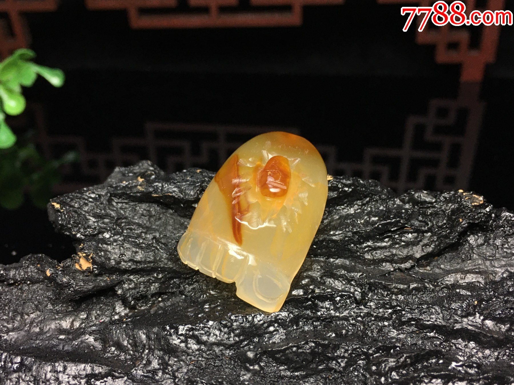 XA08俏色瑪瑙知足常樂腳丫吊墜_價格1元_第7張_
