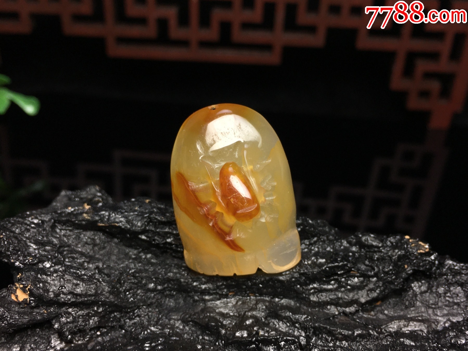 XA08俏色瑪瑙知足常樂腳丫吊墜_價格1元_第9張_