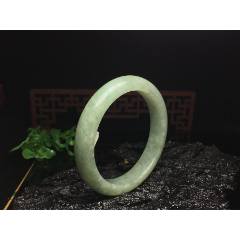 XA13天然翡翠A貨淡綠細(xì)條玉手鐲(au41047448)_7788收藏__收藏?zé)峋€